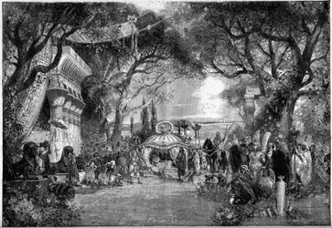 Representação de um balé: "Pygmalion", de J. Troubetzkoy. Ópera de Viena