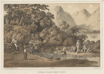 Village Village Bonin Islands, 1855