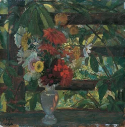 caramanchão com flores