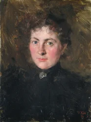 Felicia Kirchdorffer, a sobrinha do artista, 1896