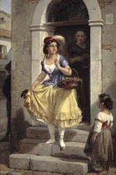Uma italiana a caminho do carnaval