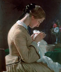 Retrato de Thora Maria Borch, c1830-1873