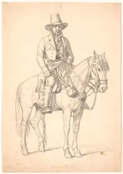 "Príncipe Rospigliosi" a cavalo, "Guardião em Nemi"
