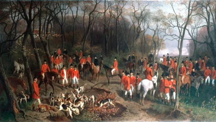Elizabeth at the Hunt, final do século XIX