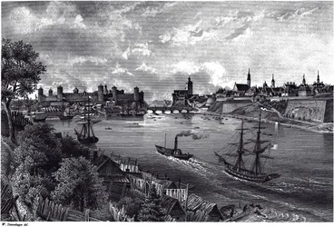 Vista de Narva, c. 1850