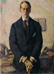 O pintor Julius Fehr