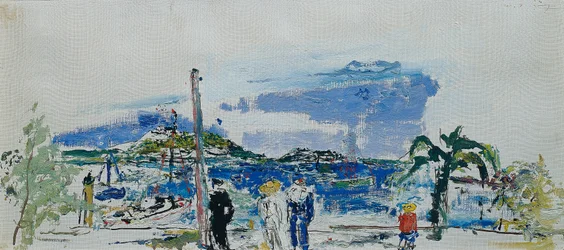marinheiros na praia