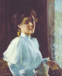 Uma Jovem Mulher (óleo sobre tela)