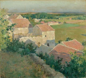 Crepúsculo de verão, c.1890 (óleo sobre tela)