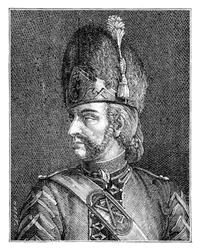 Bonete da Guarda Suíça, 1885.