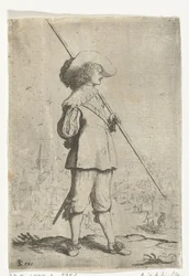 soldado de pé