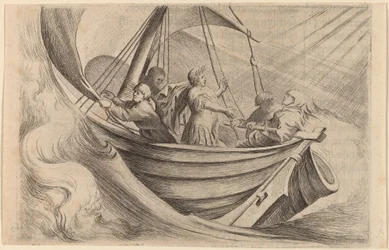 César cruzando mares tempestuosos