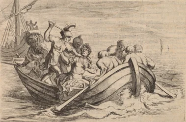 O esfaqueamento de Pompeu, 1634.