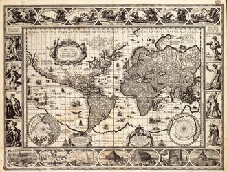 Mapa Mercator do mundo