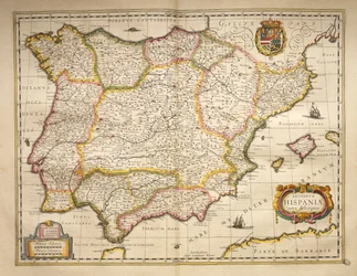 Espanha do Theatrum Orbis Terrarum de Willem Bleau, Amsterdão