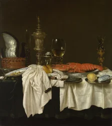 Still Life with a Lobster, c. 1650-1660
