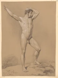 Nu masculino em pé, visto de frente (2º prémio 1811)