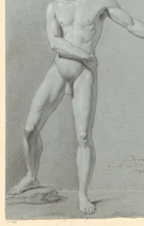Nu masculino em pé, visto de frente (3.º prémio 1810)