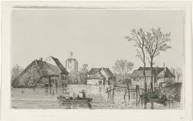 Inundação em Beesd, 1855