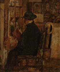 O Estúdio de Willem Linnig I, Pai do Pintor