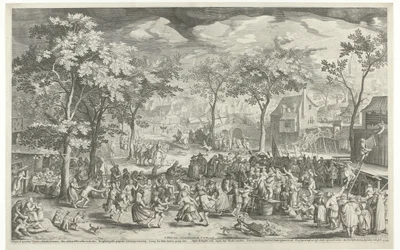Feira da cidade, aprox. 1610