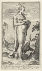 Juno com pavão. Juno (título no objeto). Julgamento de Páris (título da série)
