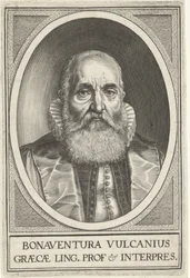 Portret van Bonaventura Vulcanius