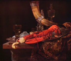 Natureza-morta com corno de beber, c. 1653, 1938