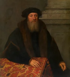 Retrato de um homem (óleo sobre tela, transferência de painel)