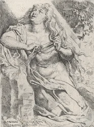 Maria Madalena no deserto, ca. 1613-14.