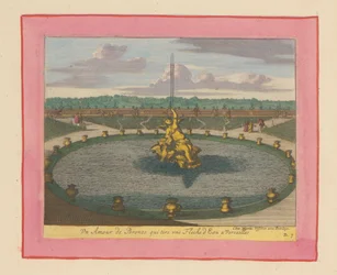 Amorbrunnen in den Gärten von Versailles