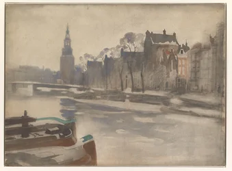 Vista sobre o Oude Schans no Montelbaanstoren