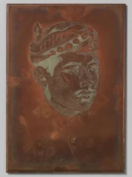 Retrato de um homem Sundanese