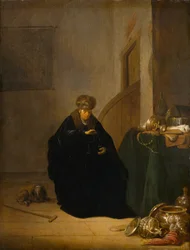 The Gold Weigher, c.1635-1640 (óleo no painel)