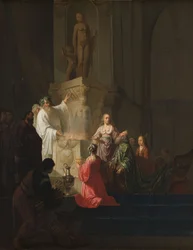 A Idolatria do Rei Salomão, c.1636-1640 (óleo sobre painel)