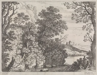paisagem da floresta Paisagens italianas (título da série)