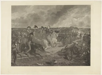 Príncipe de Orange na batalha de Quatre-Bras, 1815