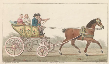 Carrinho de brincar Zaan, 1824
Um carrinho de brincar North Holland no Zaan / Voiture de plaisance, dite Speelwagentje au Zaan (título sobre o objecto)