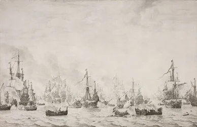 A Batalha das Quedas
A Batalha das Quedas contra a Armada Espanhola, 21 de Outubro de 1639