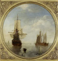 Navios na âncora