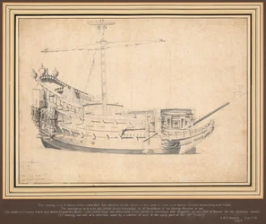 Um navio inglês (The Lion) c.1648