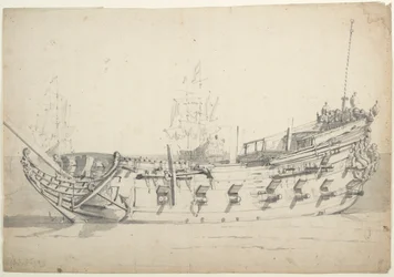 Retrato de "Wulpenburg Amsterdam", c.1659 (grafite, lavagem cinzenta)