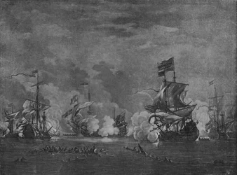 Sir Edward Spragge e Cornelius Tromp, final do século XVII