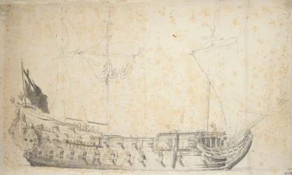 Retrato do "Essex", c.1660 (grafite, lavagem cinzenta)