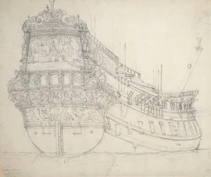 Retrato do "Hilversum", c.1655 (grafite)