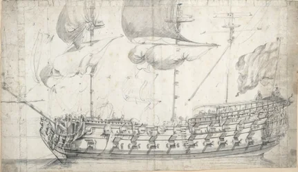Retrato do "Tigre" (1678), c.1681 (grafite, lavagem cinzenta)