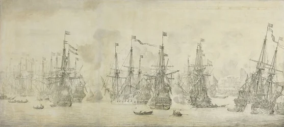 O ataque fracassado dos ingleses à frota de retorno no porto de Bergen
