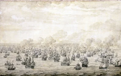 A primeira batalha de Schooneveld, 28 de maio de 1673
