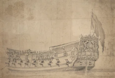 Retrato da "Providência", c.1661 (grafite, lavagem cinzenta)