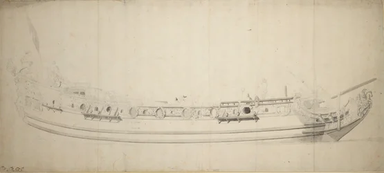 Retrato dos "Saudados", c.1676 (grafite, lavagem cinzenta)